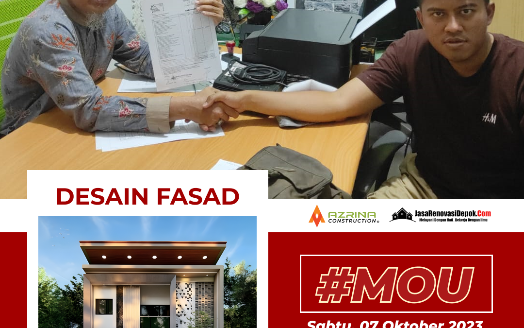 MOU Desain Fasad di Daerah Cileduk