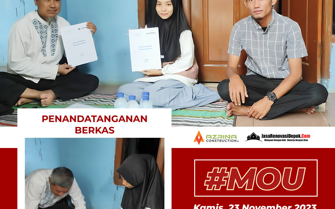 MOU Kontrakan dan Rumah Daerah Induk Cileduk